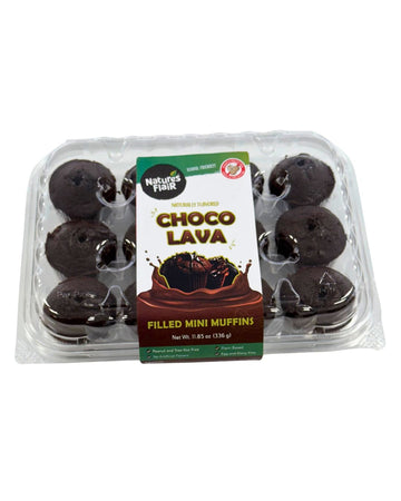 Choco Lava Filled Mini Muffins